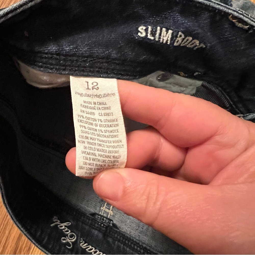 American Eagle Outfitters Dark Grayish blue  Jean Shorts - Picture 11 of 13